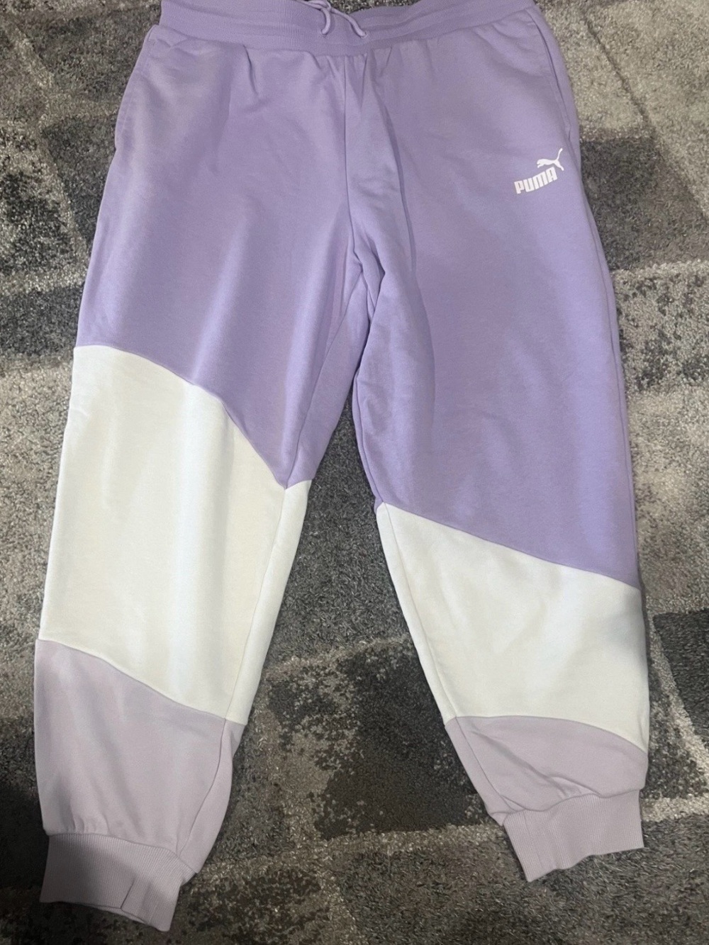 2 Puma Women's Power Cat Jogging Pants Pink Heather & Vivid Violet, XL - Picture 14 of 14
